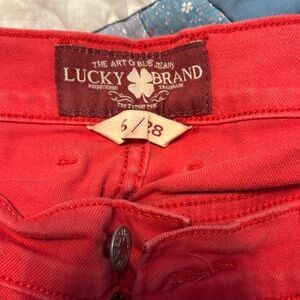 Woman’s Lucky Brand Sweet N’ Crop Jeans